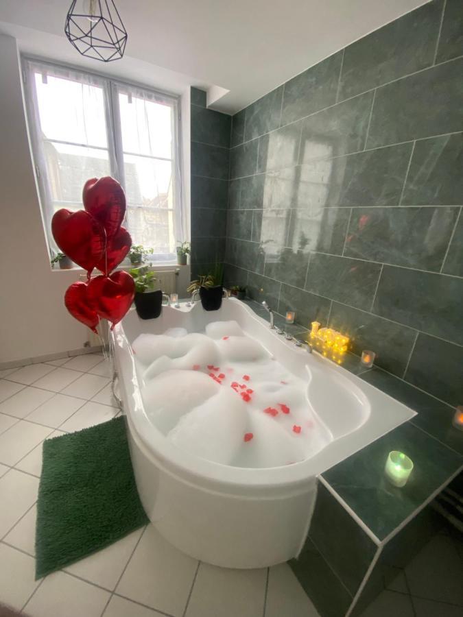 Evasion Tropicale - Studio Avec Spa, Cosy Et Renove Au Coeur De Soissons - 2 Pers Extérieur photo